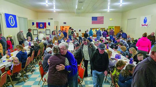 A record number of area patrons attended the Veterans Day pancake feed sponsored by the Sons of the American Legion held in the newly-renovated American Legion Hall