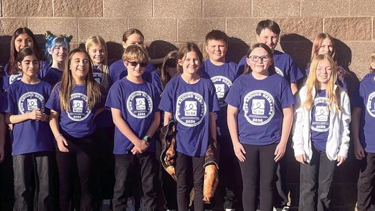 Bridgeport Elementary students par ticipate in “Sing Around Nebraska”