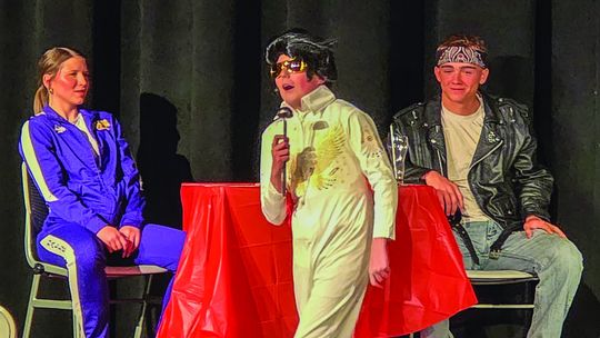 Bridgeport High School’s spring play “Murder at the Malt Shop” serves up 1950s nostalgia and hilarious whodunit twists