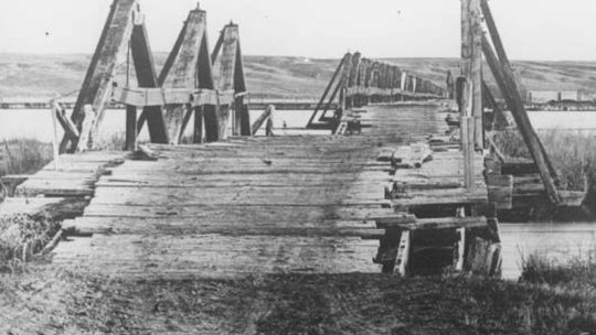 Museum celebrates 150th opening of the Camp Clarke Bridge
