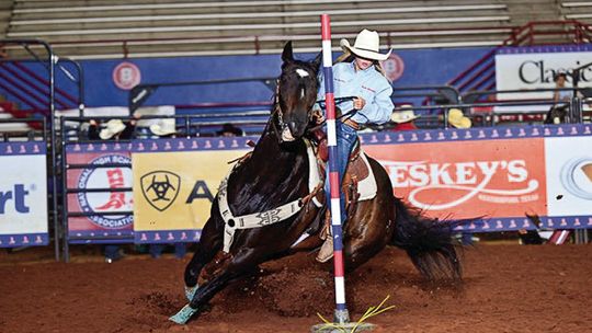Young rodeo star from Bayard makes her mark at state finals and nationals