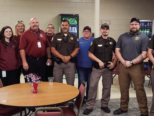 Area first responders were honored at a reception at the Prairie Winds Community Center on Patriot’s Day