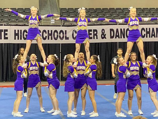 Bridgeport Cheer Team competes at state level