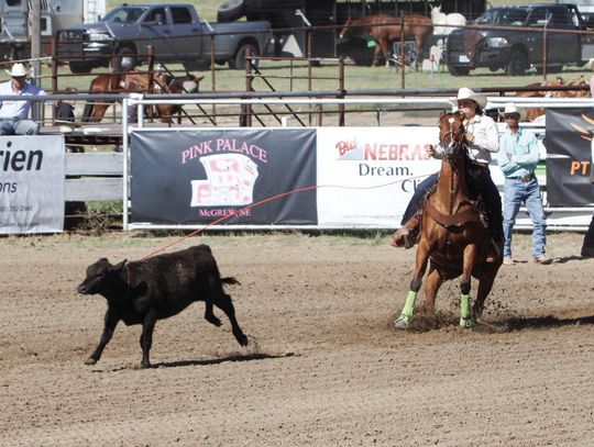 Bridgeport’s From pockets check at Camp Clarke Stampede Rodeo