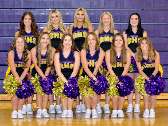 Cheer team members