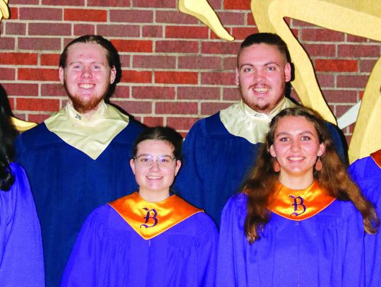 Four Bridgeport students sing at Doane