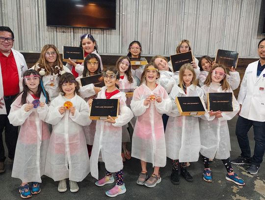 Girl Scouts are scientists for the day