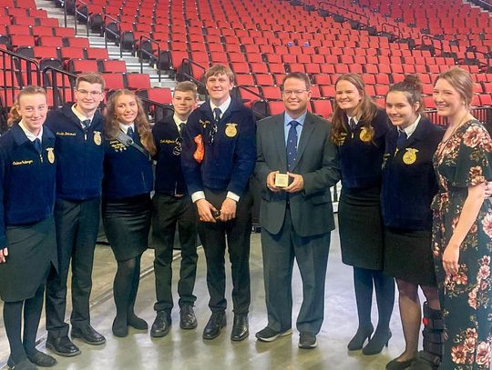 Lambert earns Cornerstone Award at 95th FFA Convention