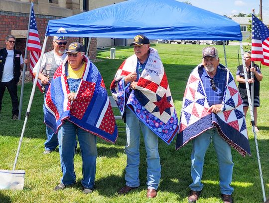 Local veterans recognized with Quilts of Valor