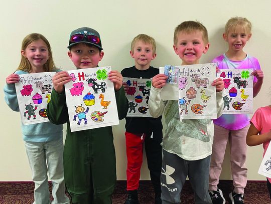 Morrill County 4-H Month Contest winners