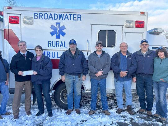 Platte Valley Bank donates to Broadwater Rural Fire Distric t