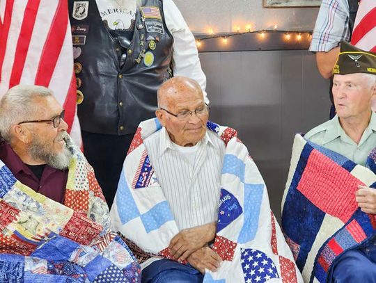 Quilts of Valor awarded