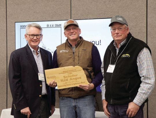 Schuler Red Angus honored for commitment to community and education
