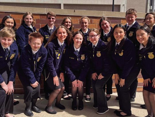 Six area students awarded highest degree at 96th State FFA Convention