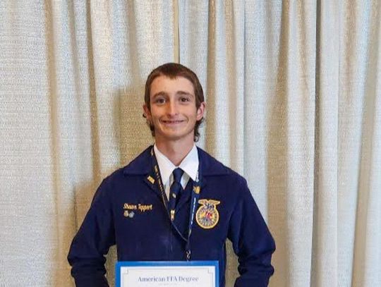 Teppert earns American FFA Degree