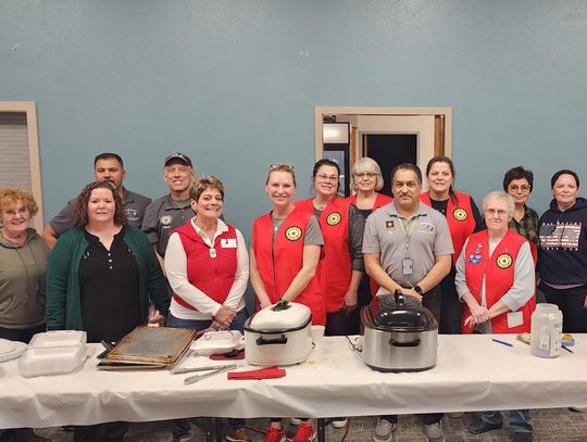  The pancake feed last Thursday hosted by the Morrill County Veterans Service Office 