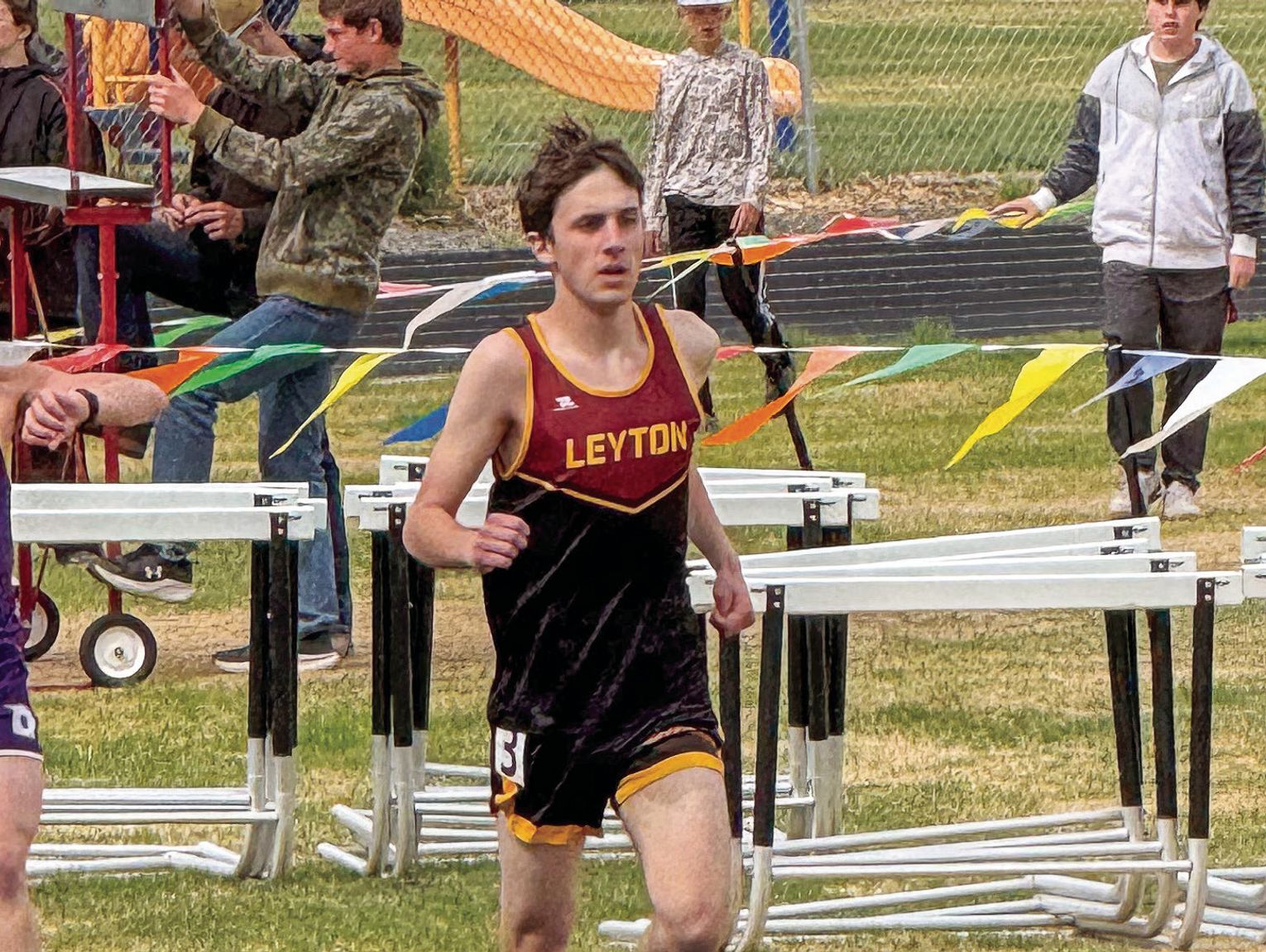 Leyton track athletes compete at George Calvert Invite