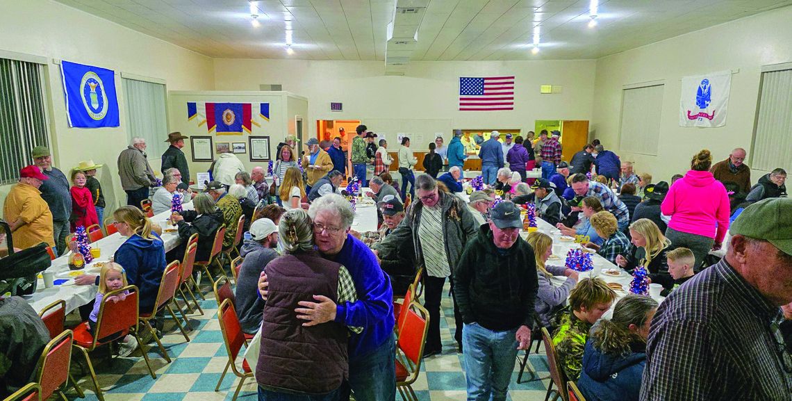 A record number of area patrons attended the Veterans Day pancake feed sponsored by the Sons of the American Legion held in the newly-renovated American Legion Hall