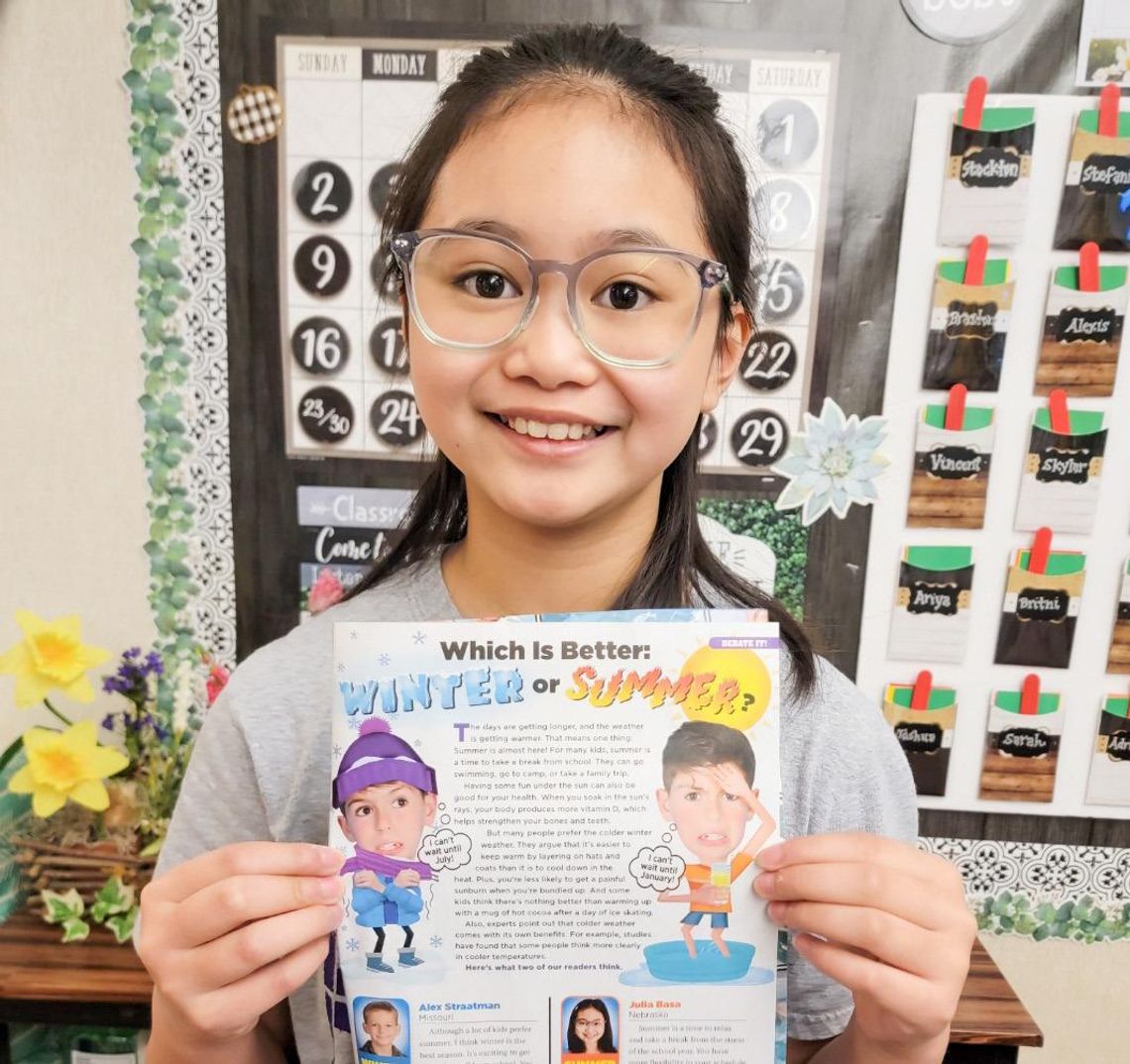 Basa recognized in Scholastic News