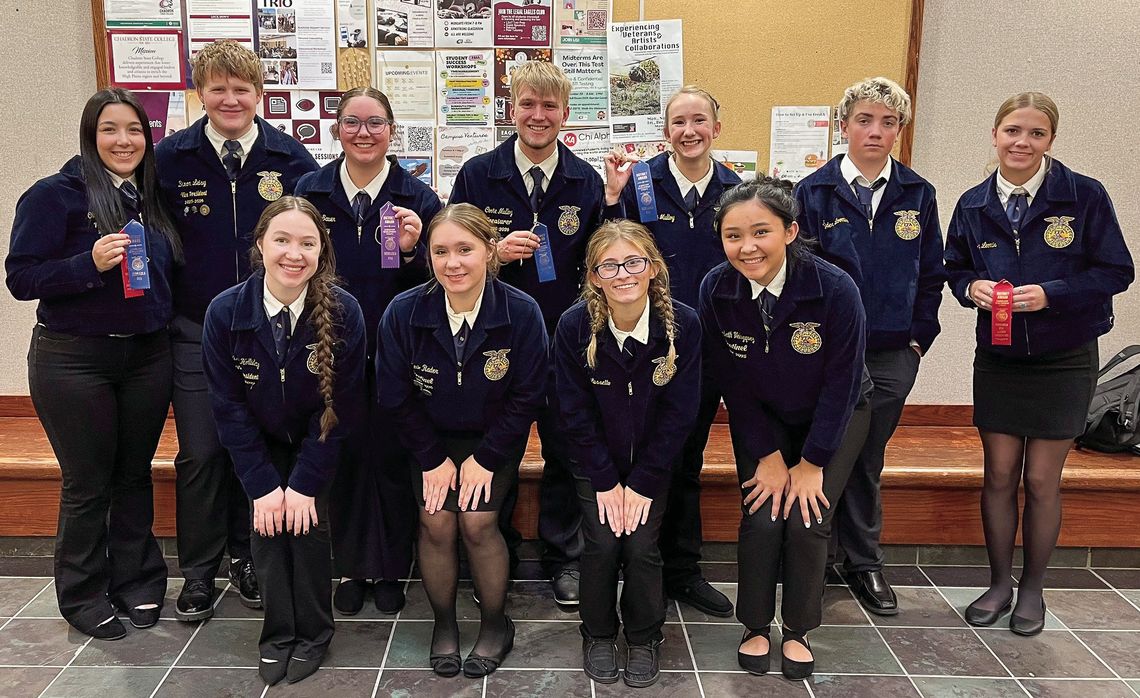 BHS FFA compete at Leadership Development Event Districts