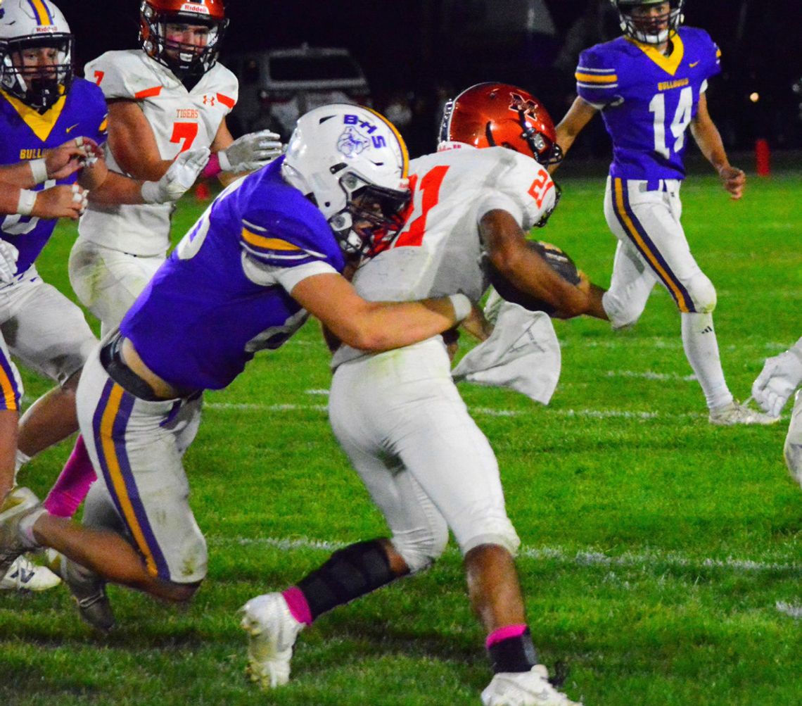 Bridgeport blanked by Mitchell on the gridiron Bridgeport blanked by Mitchell on the gridiron