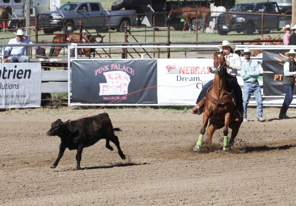 Bridgeport’s From pockets check at Camp Clarke Stampede Rodeo