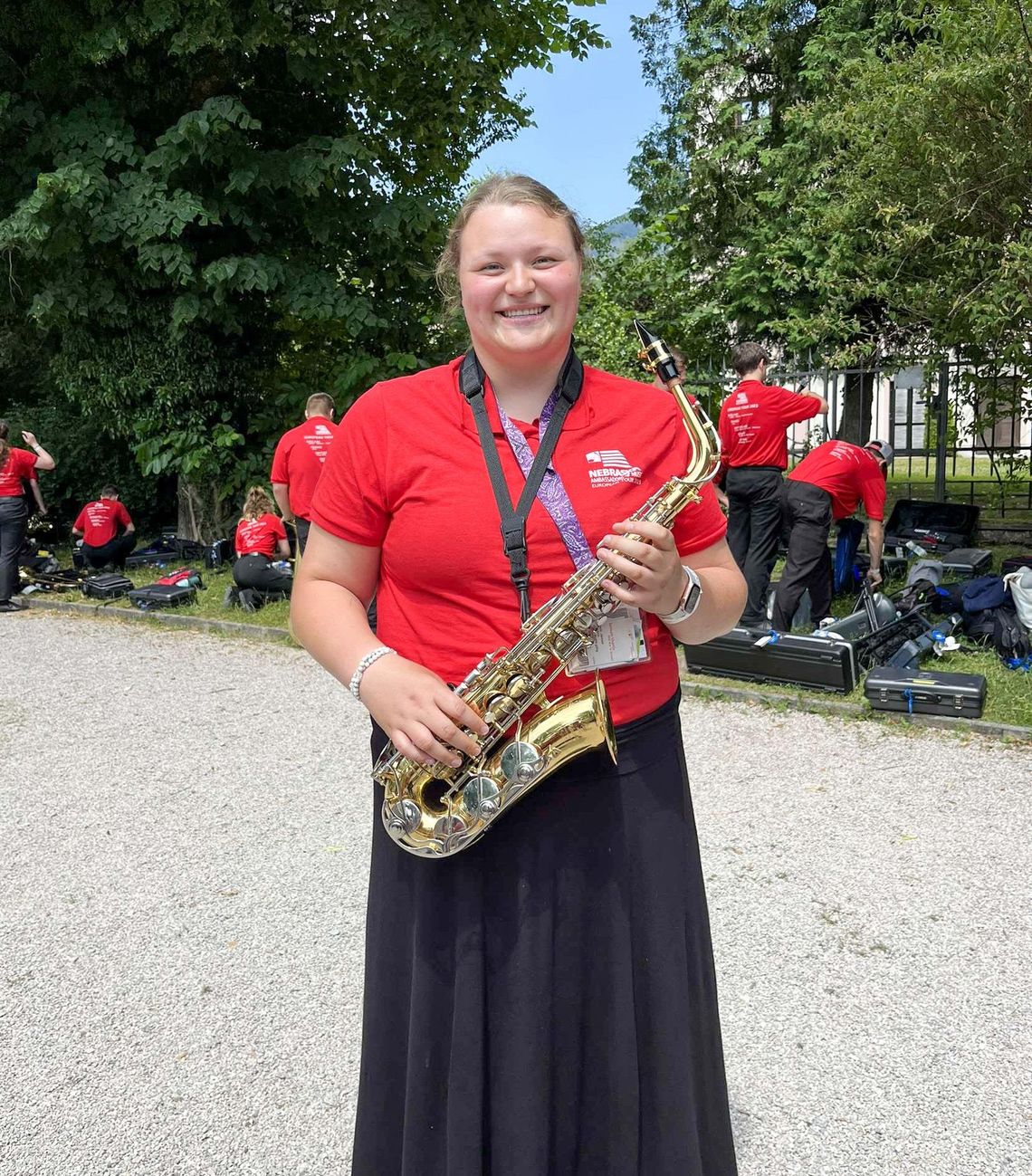  Bridgeport senior experiences Europe from behind saxophone