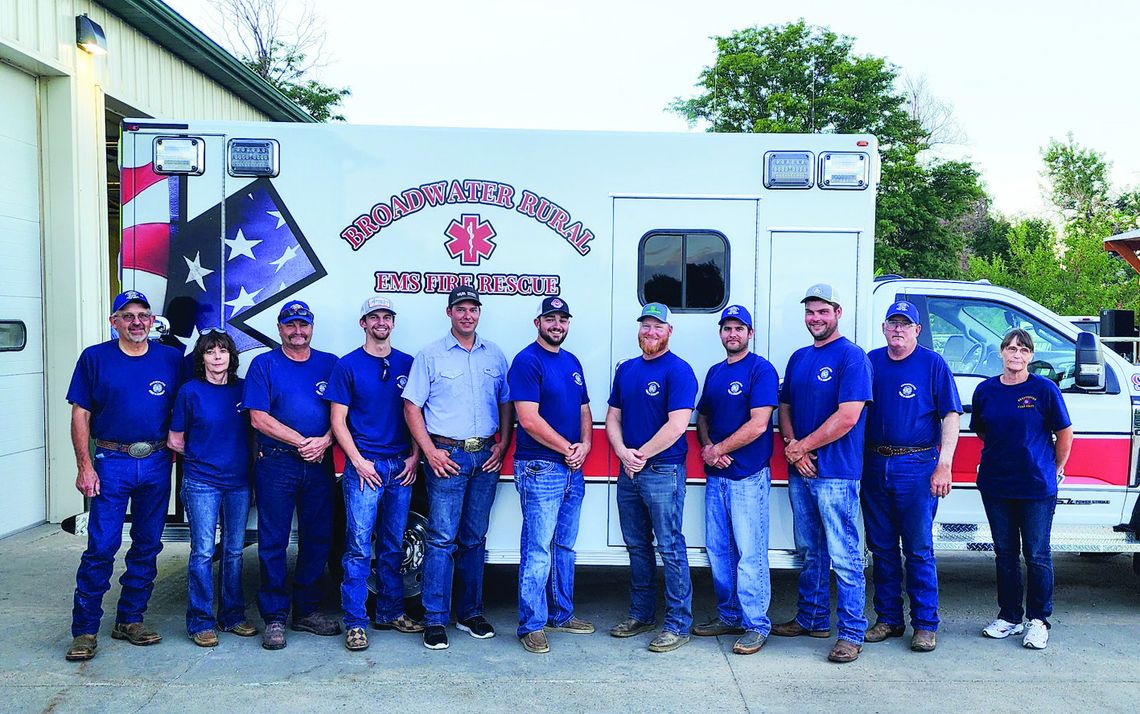 Broadwater Volunteer Fire Department’s new ambulance has arrived