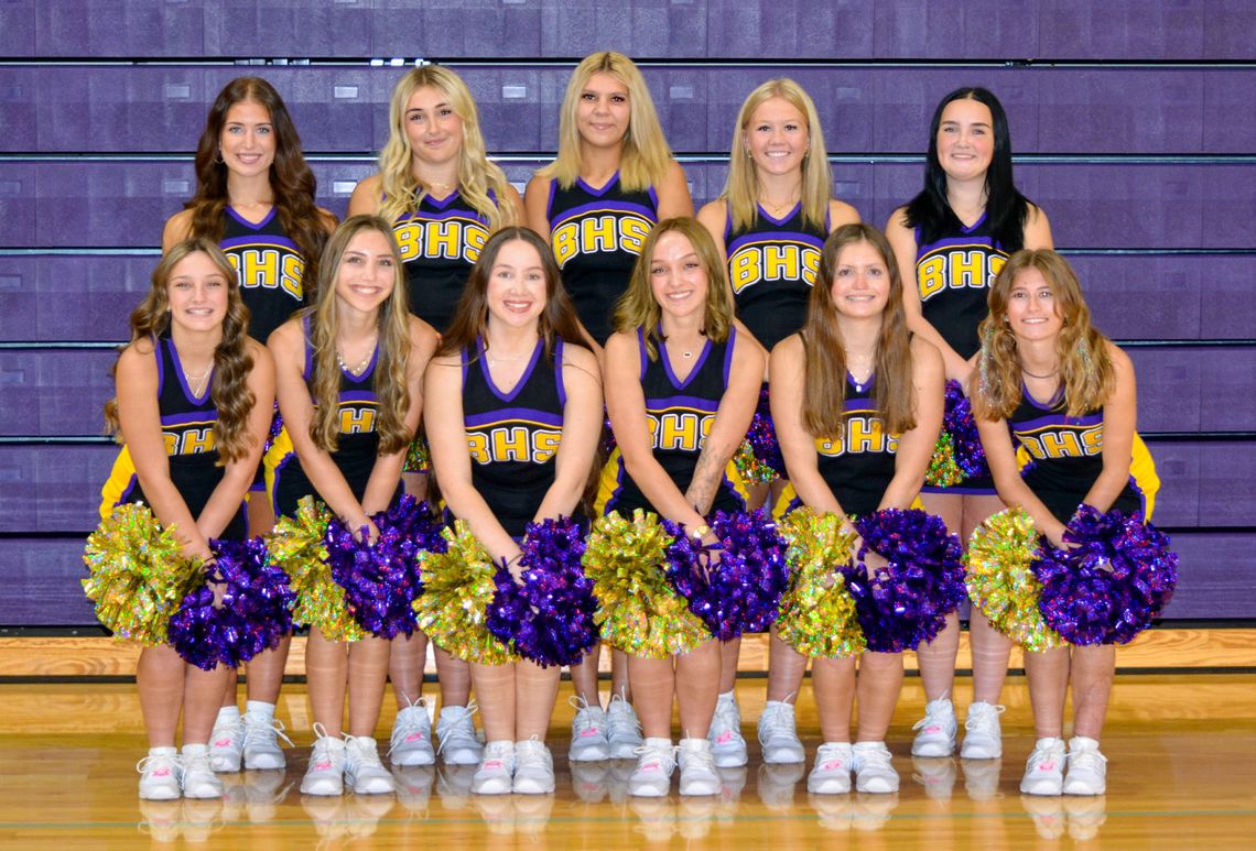Cheer team members