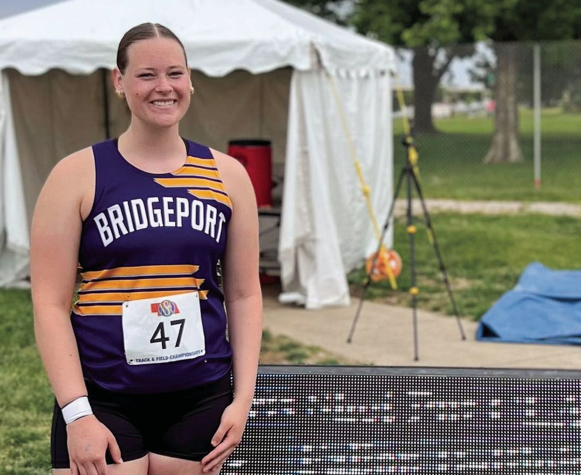 Deblois medals in shot put at state meet