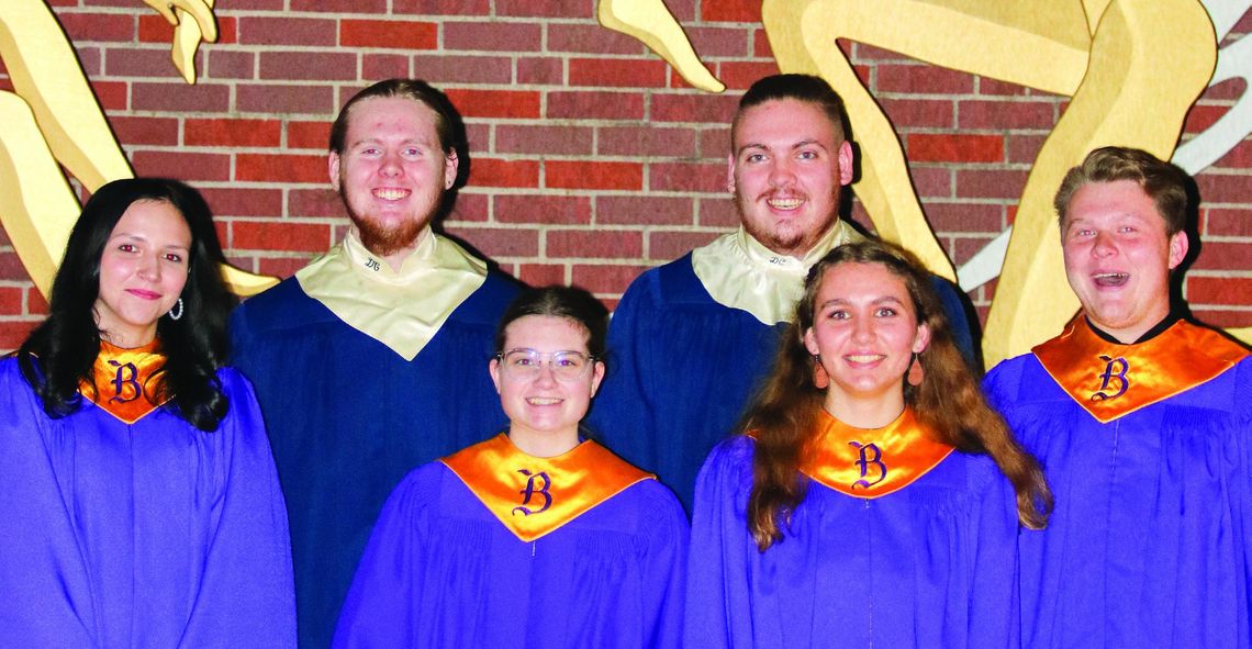 Four Bridgeport students sing at Doane