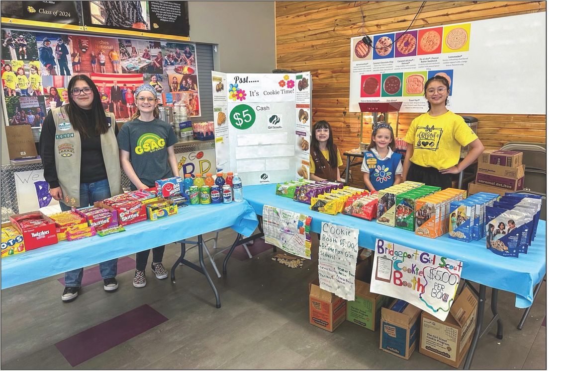 Girl Scout cookie booth big success