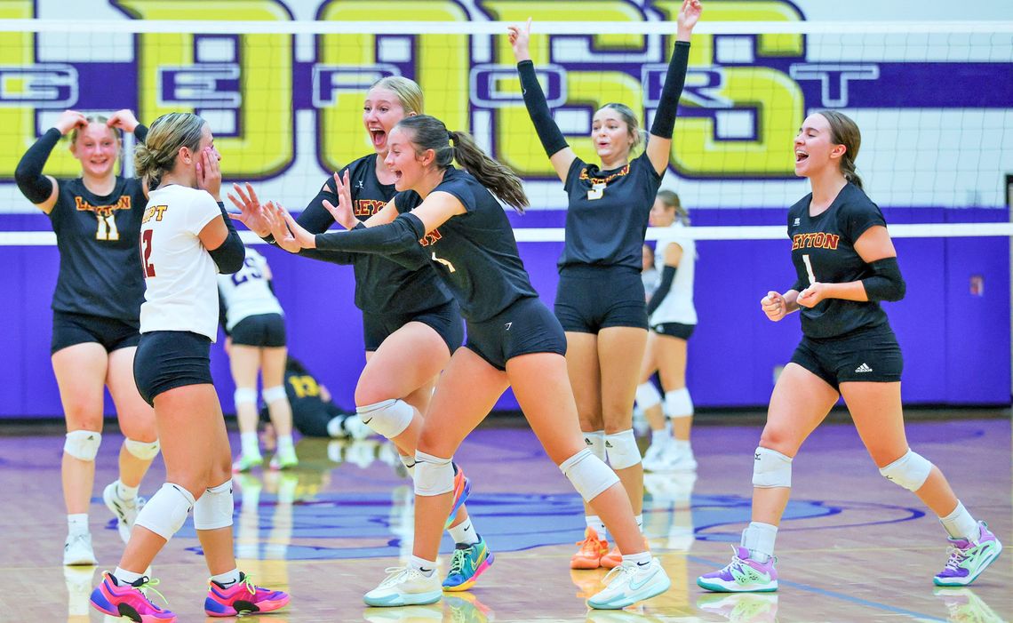 Leyton remains unbeaten on volleyball court, football team to host Potter-Dix