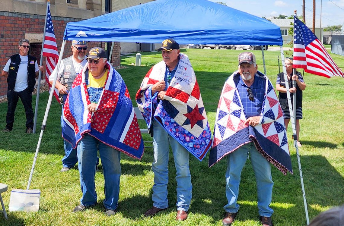 Local veterans recognized with Quilts of Valor