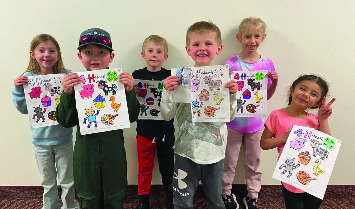 Morrill County 4-H Month Contest winners
