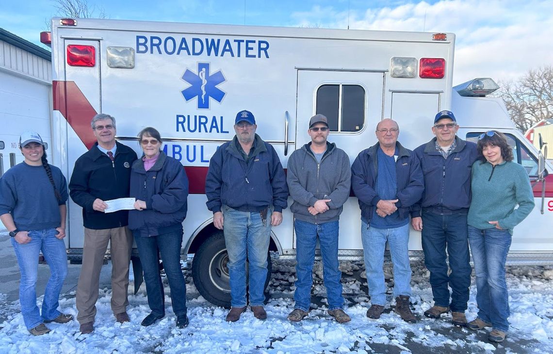 Platte Valley Bank donates to Broadwater Rural Fire Distric t