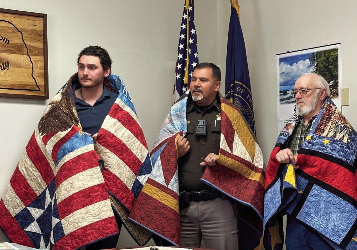 Quilts of Valor awarded