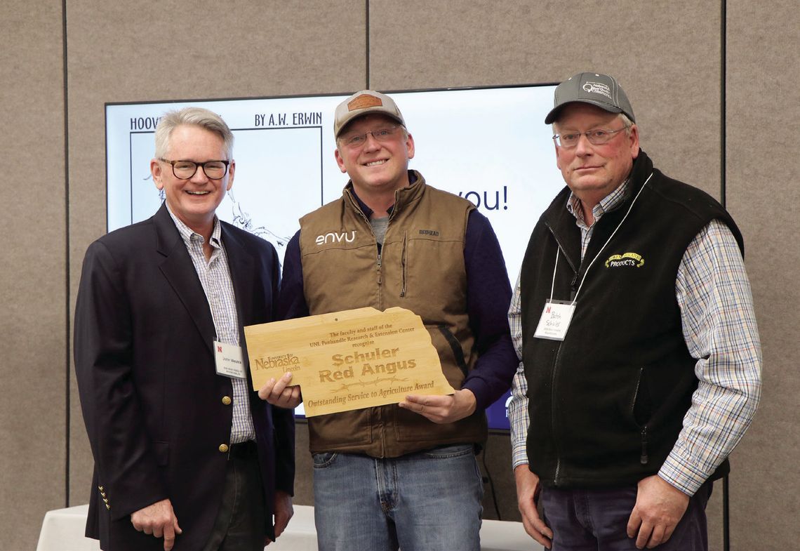 Schuler Red Angus honored for commitment to community and education