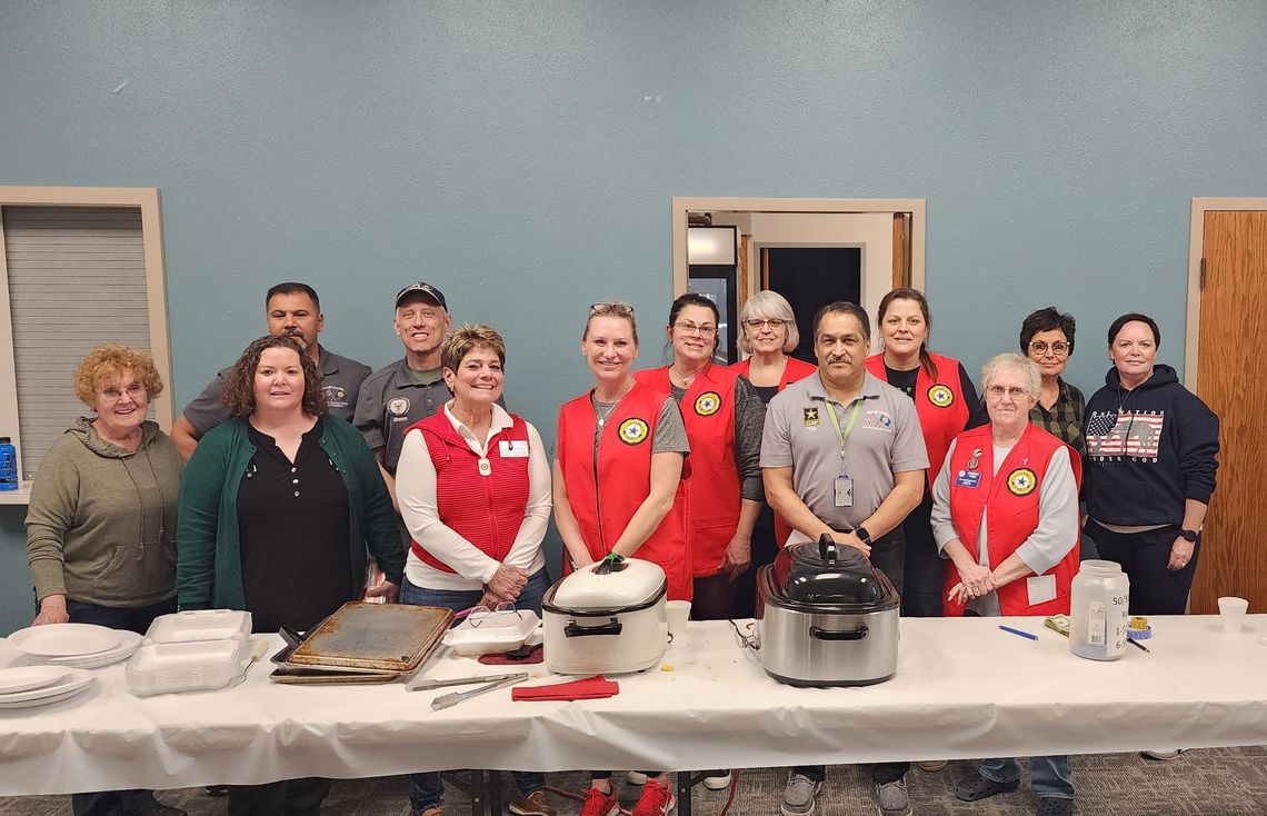  The pancake feed last Thursday hosted by the Morrill County Veterans Service Office 