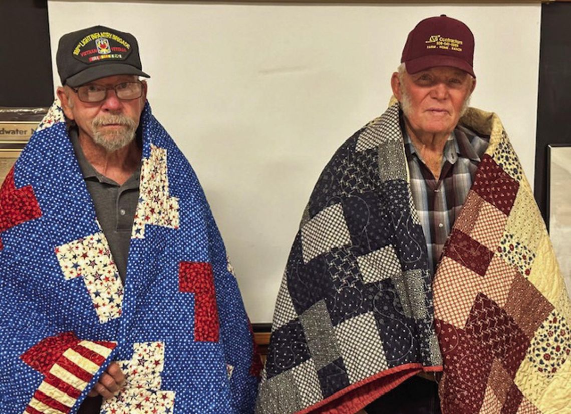 Two Broadwater men honored with Quilts