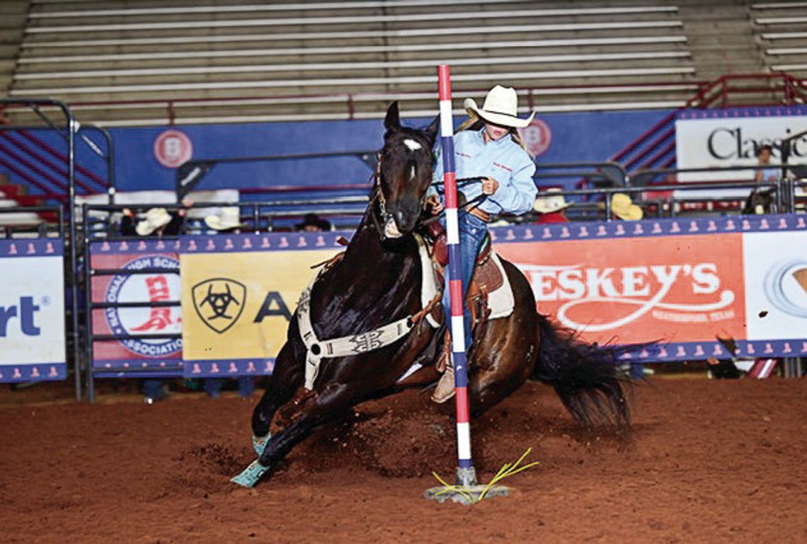 Young rodeo star from Bayard makes her mark at state finals and nationals